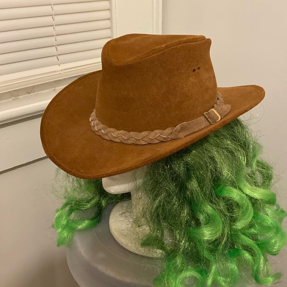 Brown color Dingo brand Australia Western Cowboy styke Hat, size M, leather